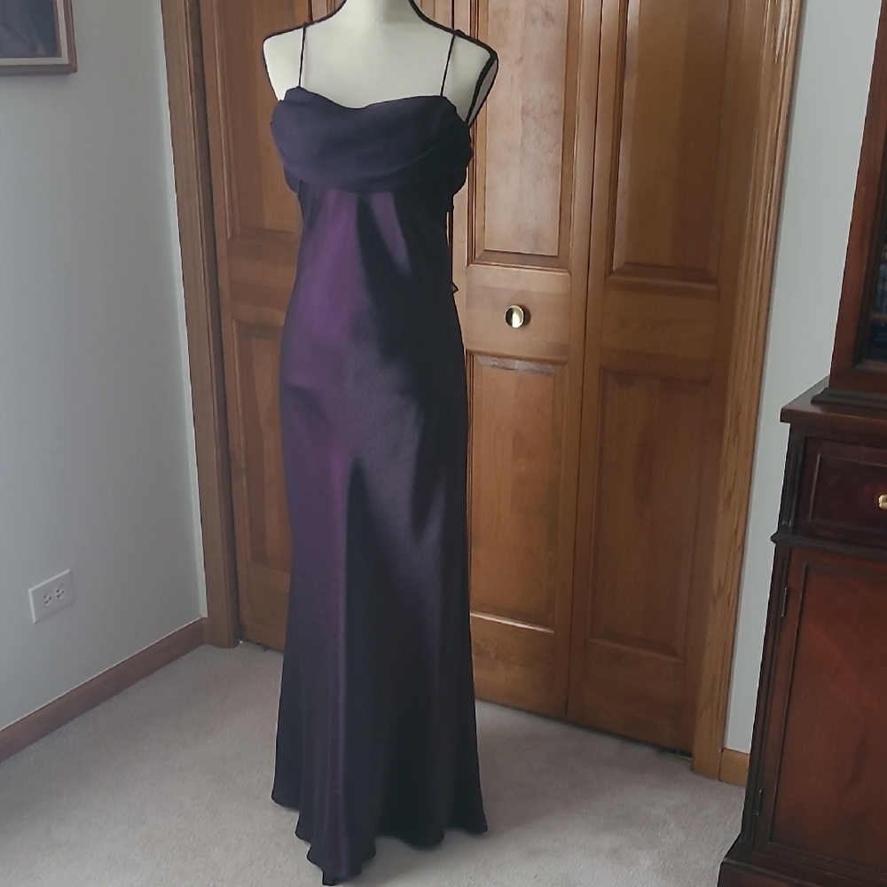 Elegant Purple Evening Gown